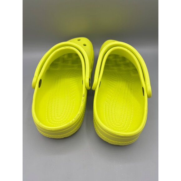 Crocs Bright Yellow Crocs Classic Clogs‎ Size Womens 9 - Picture 3 of 4
